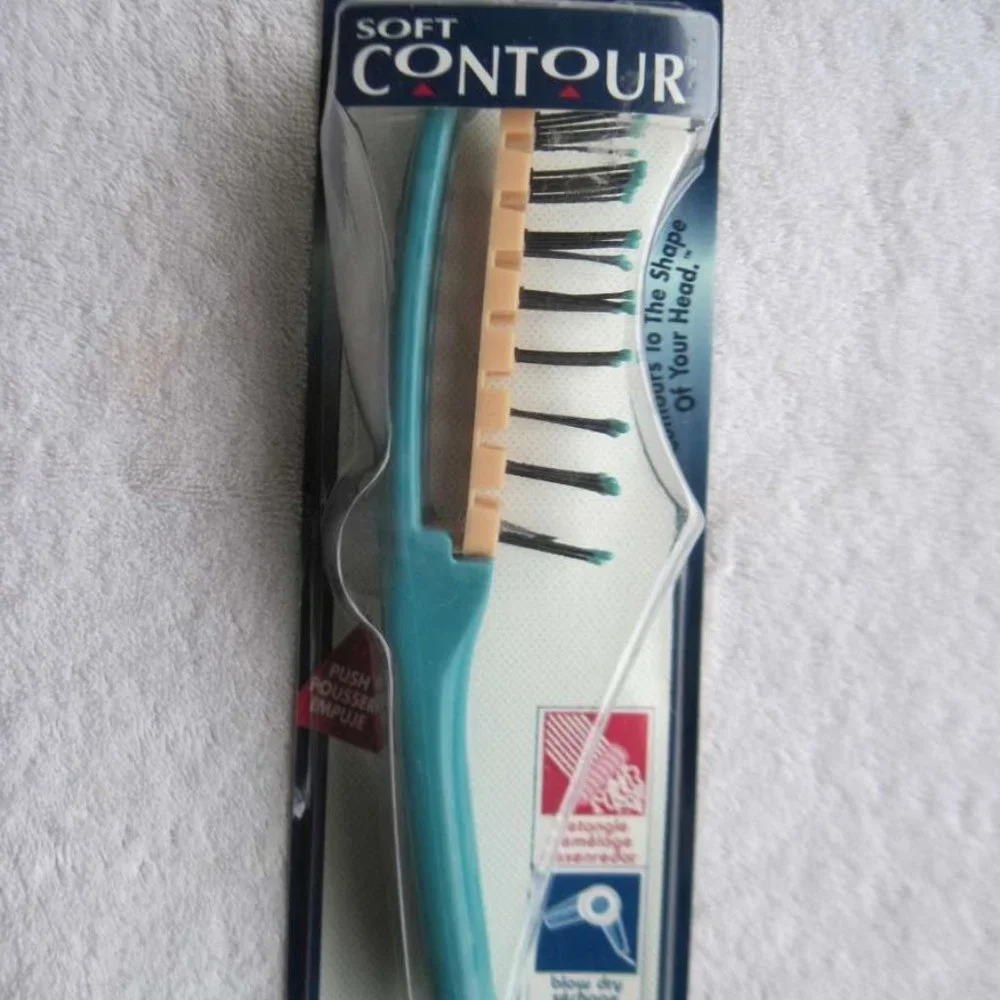 Goody Soft Contour Hair Brush 1996 Ouchless Flexible Pad Design Gentle Control